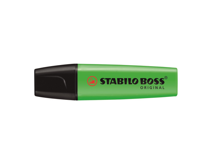 MARCADOR DE TEXTO BOSS STABILO VERDE - Imagem: 1