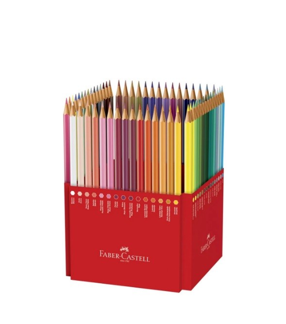 ECOLÁPIS DE COR SEXTAVADO FABER CASTELL 60 CORES - Imagem: 2