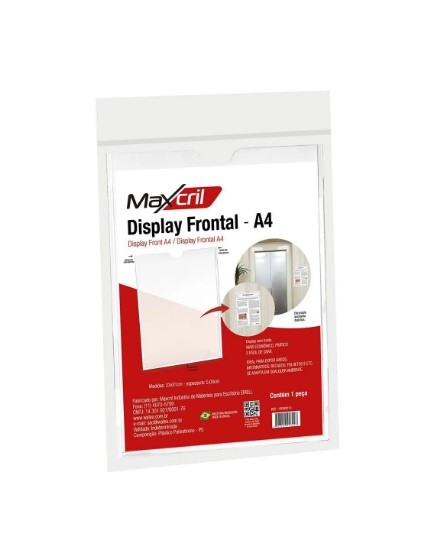 DISPLAY FRONTAL A4 MAX CRIL - Imagem: 1