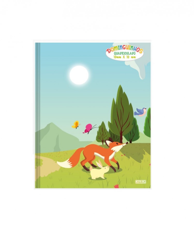 CADERNO QUADRICULADO 10MMX10MM DOMINGUINHOS 40 FLS - Imagem: 2
