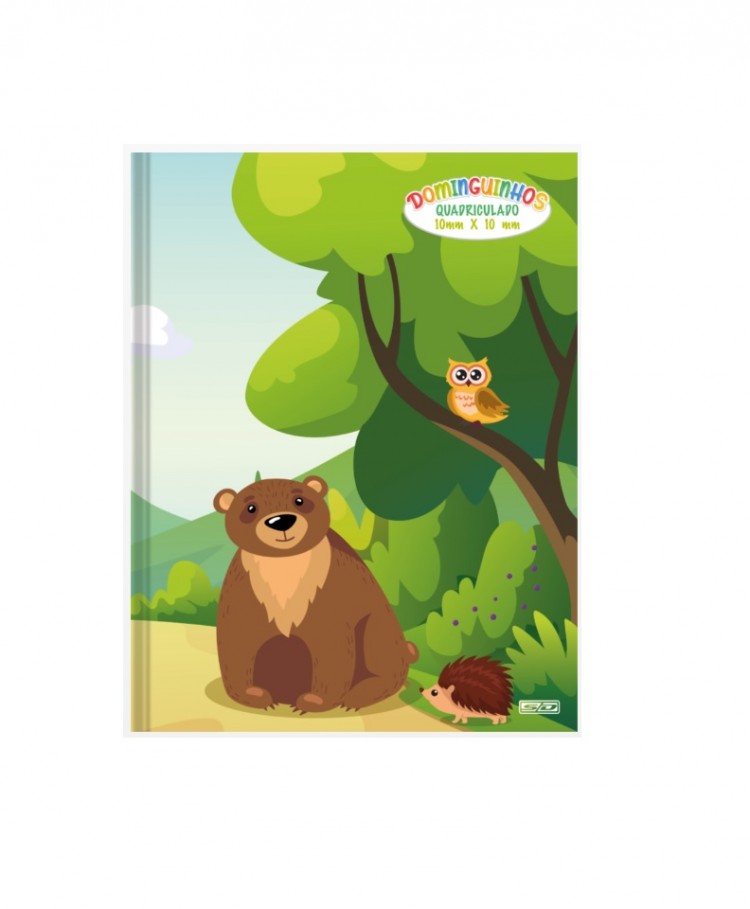 CADERNO QUADRICULADO 10MMX10MM DOMINGUINHOS 40 FLS - Imagem: 3