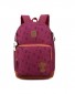 MOCHILA COM ALÇA SNOOPY VINHO MJ4807SN - Imagem: 1