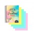 CADERNO LET'S BE CREATIVE SEM PAUTA 4 CORES 80FLS - Imagem: 3