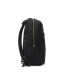 MOCHILA COM ALÇA UP4YOU 3 ZIPERES DOURADO  PRETO - Imagem: 5