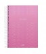 CADERNO 10MT DOTS E SPOTS 160FLS PINK - Imagem: 1