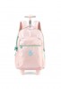MOCHILA ESCOLAR NOTEBOOK RODAS BARBIE ROSA - Imagem: 1