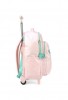 MOCHILA ESCOLAR NOTEBOOK RODAS BARBIE ROSA - Imagem: 4