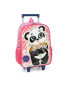 KIT MOCHILA C/ ROD. PETIT UP4YOU IC39362UP PANDA R - Imagem: 1