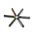 GIZ PASTEL OLEOSO C/6 CORES METALICO - Imagem: 2