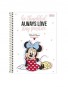 CADERNO 10MT MINNIE MOUSE SWEET AS CAN 160 FOLHAS - Imagem: 2