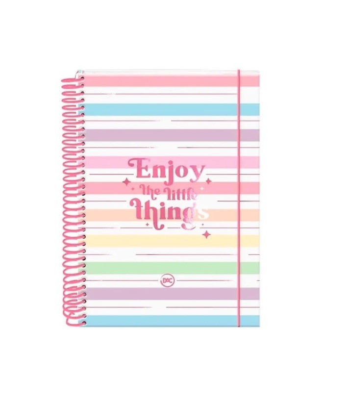 CADERNO COLEGIAL ENJOY 10 MATÉRIAS 160 FOLHAS 