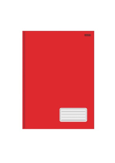 CADERNO BROCHURAO C.D. KBOM 48 FLS VERMELHO