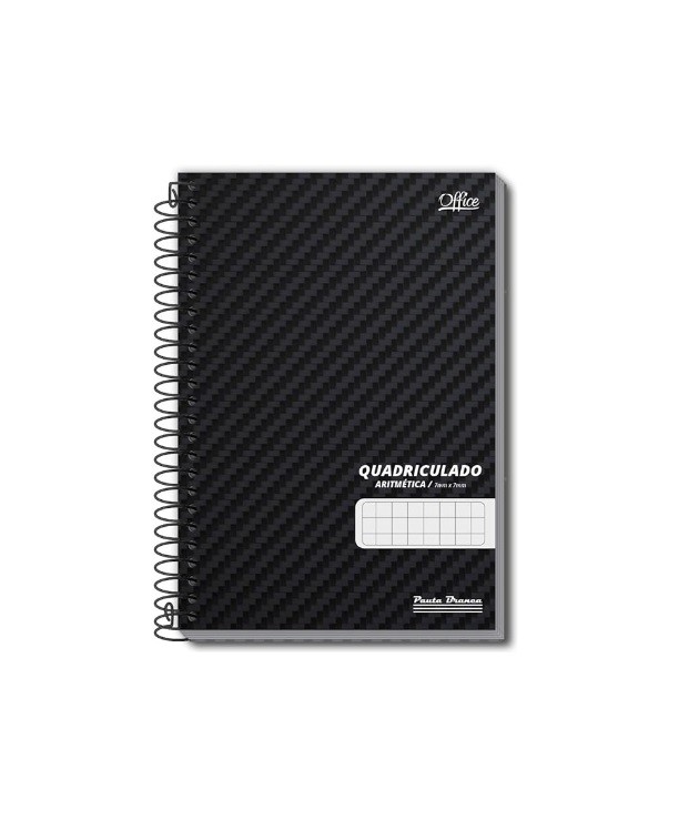 CADERNO 1/4  QUADRICULADO 7X7 OFFICE 80 FLS