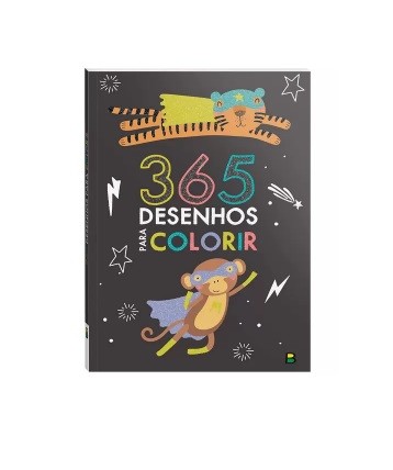 LIVRO 365 DESENHOS PARA COLORIR AZUL