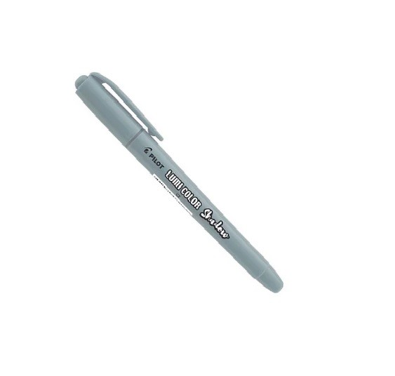 MARCADOR DE TEXTO LUMI PILOT CINZA