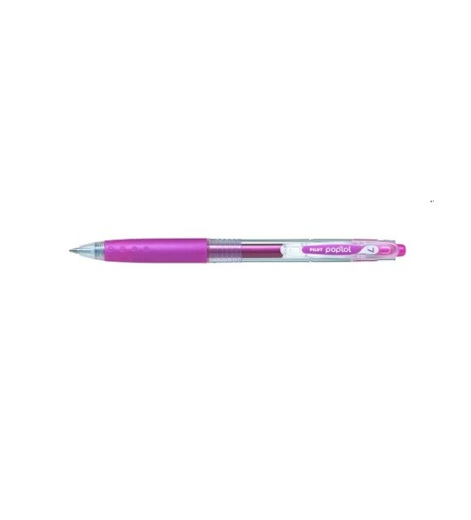 CANETA PILOT POP'LOL 0.7 METALICO PINK