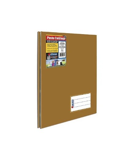 PASTA CATALOGO C/50 PLASTICO OF CHIES OURO