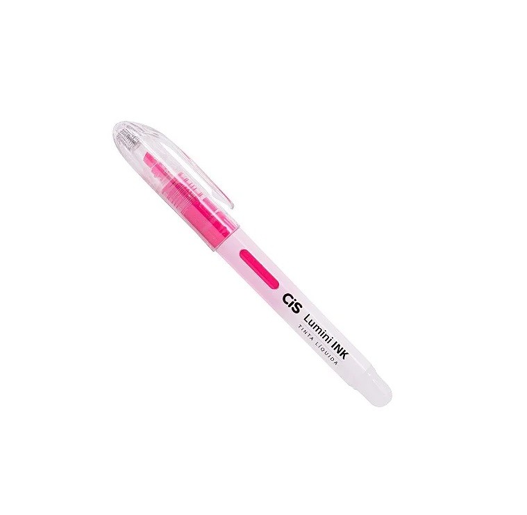 MARCADOR DE TEXTO LUMINI INK CIS ROSA