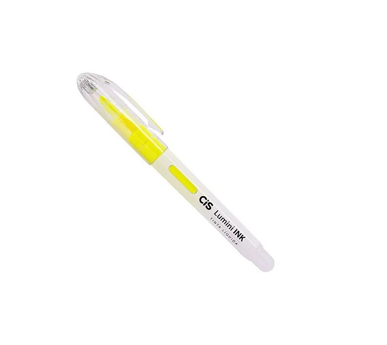 MARCADOR DE TEXTO LUMINI INK CIS AMARELO