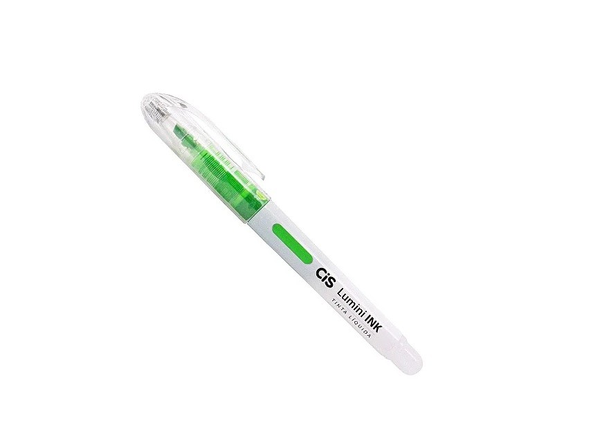 MARCADOR DE TEXTO LUMINI INK CIS VERDE