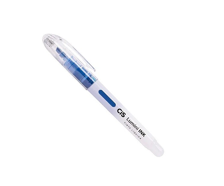 MARCADOR DE TEXTO LUMINI INK CIS AZUL