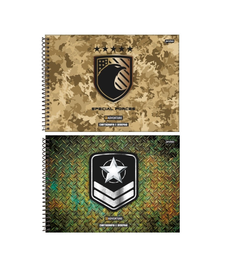 CADERNO DE DESENHO ADVENTURE 80FLS