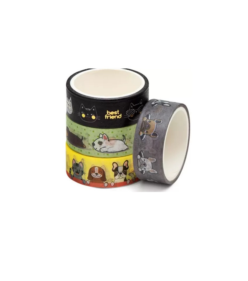 FITA ADESIVA WASHI TAPE BEST FRIEND PET BRW