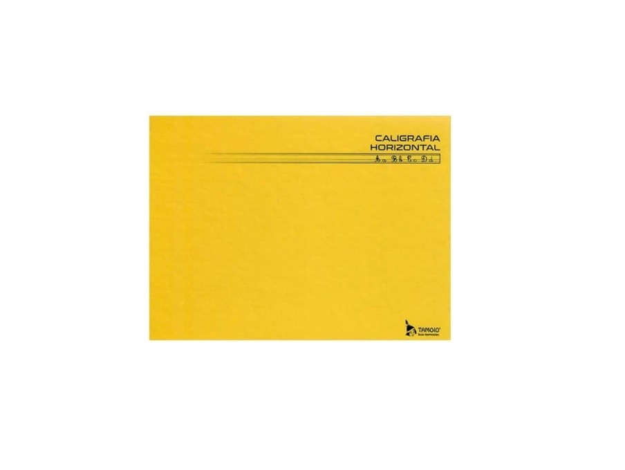 CADERNO 1/4 BROCHURA CALIG HORIZONTAL 48 FLS AMARE