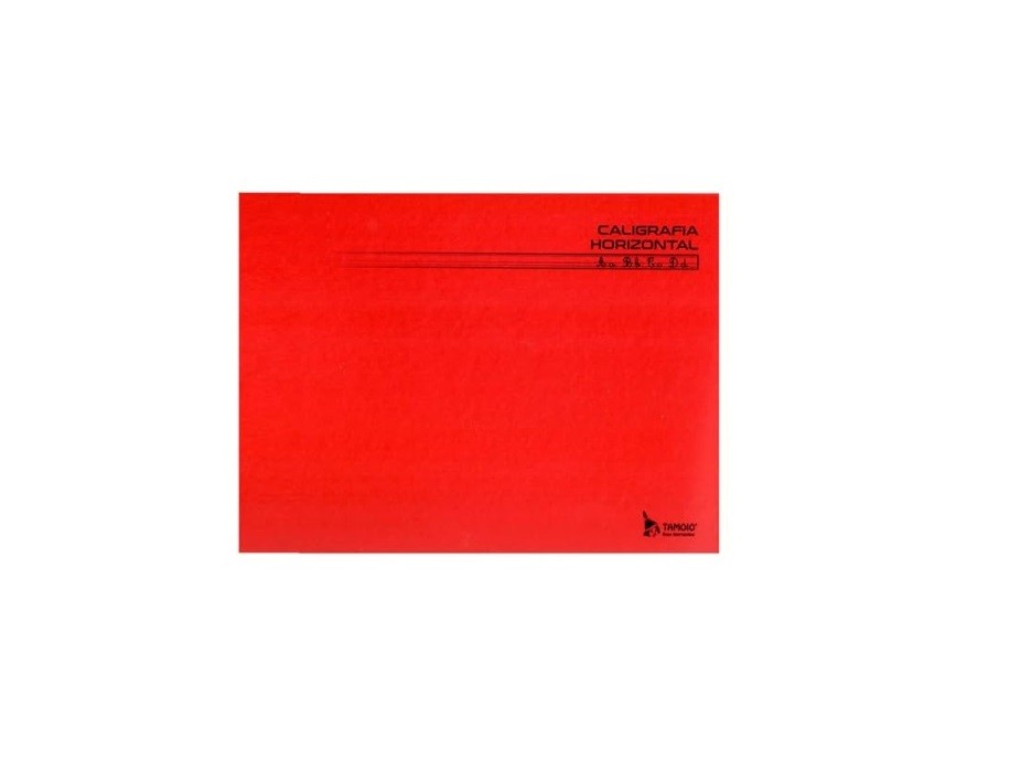 CADERNO 1/4 BROCHURA CALIG HORIZONTAL 48 FLS VERME