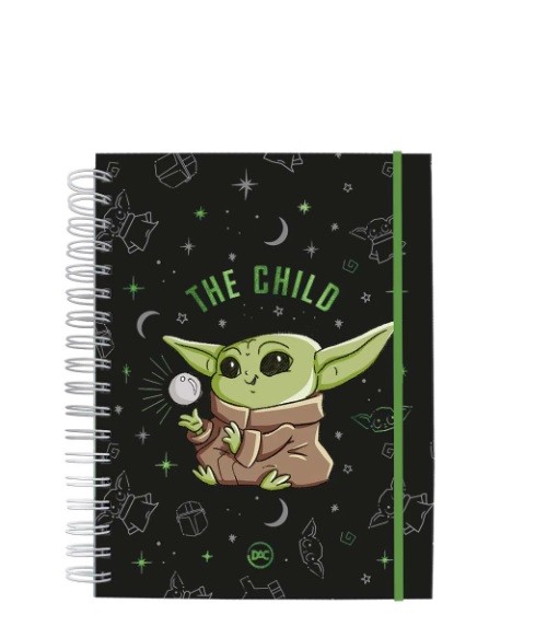 CADERNO COLEGIAL SMART STAR WARS MANDALORIAN