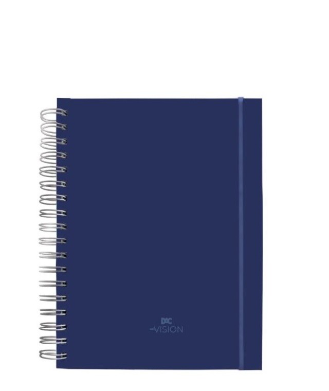 CADERNO SMART 10 MATÉRIAS VISION 80 FOLHAS AZUL