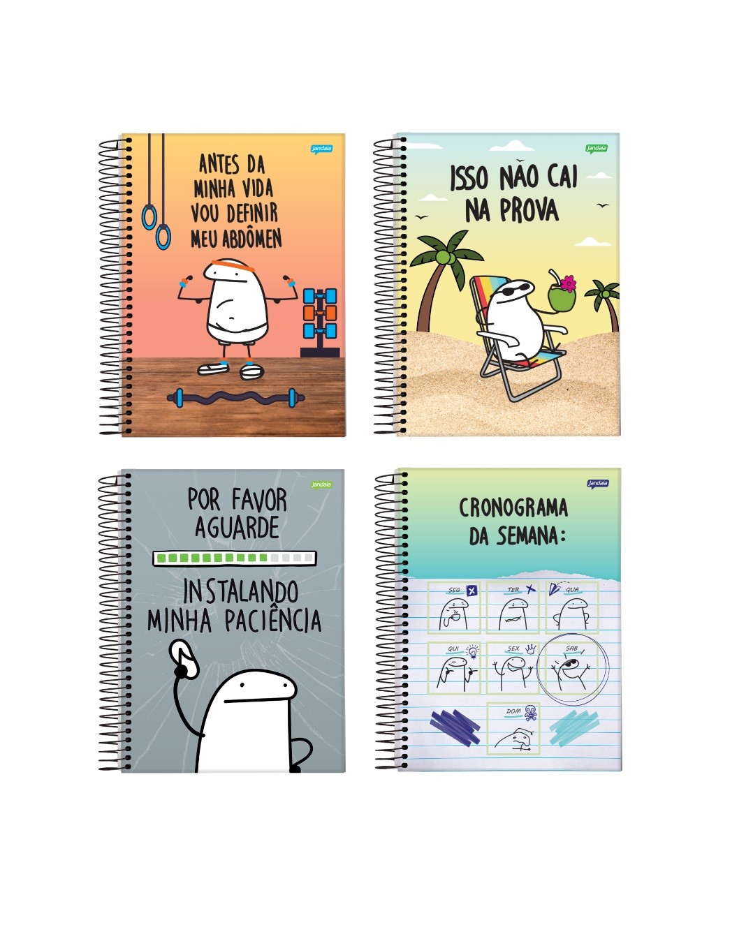 CADERNO 10MT FLORK 160 FLS