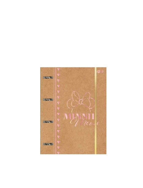 CADERNO ARGOLADO COLEGIAL MICKEY E MINNIE 80 FLS