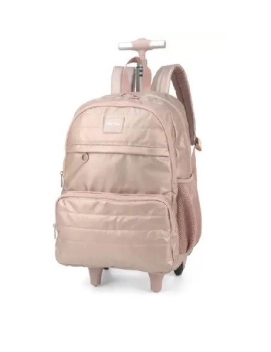 MOCHILA C/ ROD. UP4YOU OURO OURO ROSA