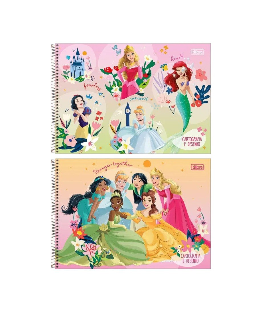 CADERNO DE DESENHO S/S PRINCESAS 80 FLS