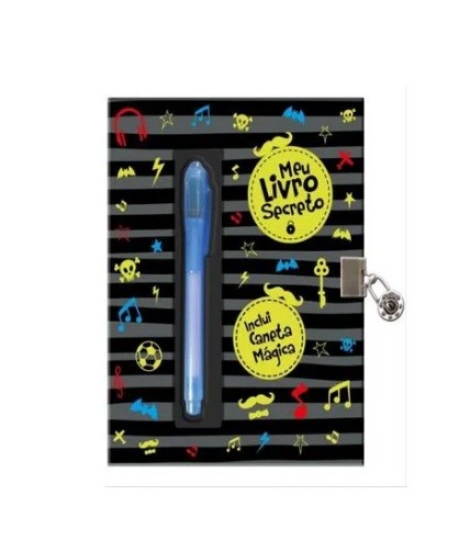 LIVRO MEU LIVRO SECRETO PRETO