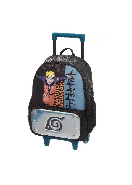 MOCHILA C/ ROD. NARUTO UZUMAKI NINJA