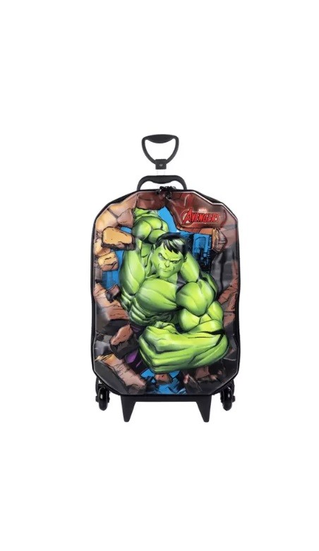 MOCHILA C/ ROD. EM E.V.A AVENGERS HULK