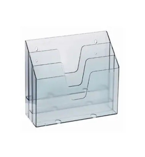 ORGANIZADOR TRIPLO OFFICE SELADO MAXCRIL CRISTAL