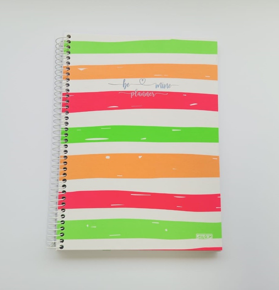 PLANNER PERMANENTE ESPIRAL 80 FOLHAS - BE MINE