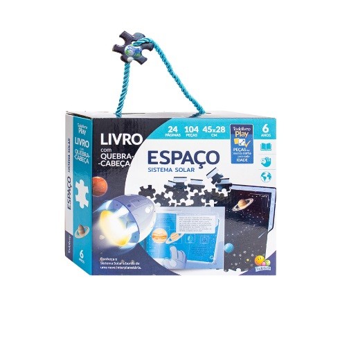 LIVRO COM QUEBRA-CABEÇA TODOLIVRO ESPAÇO