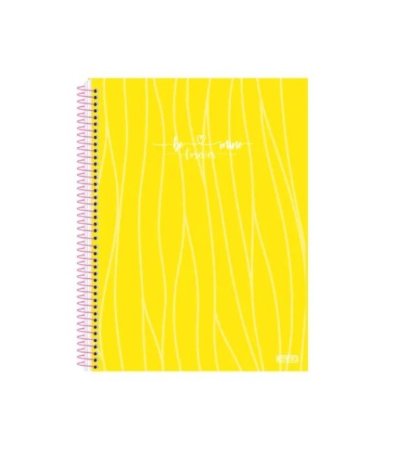 PLANNER PERMANENTE ESP 80FL BE MINE AMARELO RISCOS