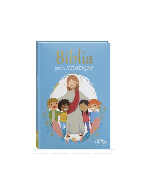LIVRO BÍBLIA PARA CRIANÇAS AZUL