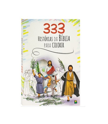 LIVRO 333 HISTORIAS DA BIBLIA PARA COLORIR