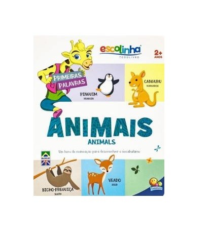 LIVRO ESCOLINHA PRIMEIRAS PALAVRAS ANIMAIS