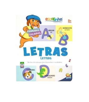 LIVRO ESCOLINHA PRIMEIRAS PALAVRAS LETRAS