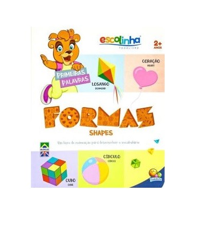 LIVRO ESCOLINHA PRIMEIRAS PALAVRAS FORMAS
