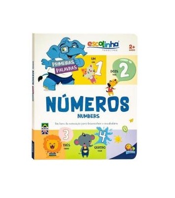 LIVRO ESCOLINHA PRIMEIRAS PALAVRAS NUMEROS