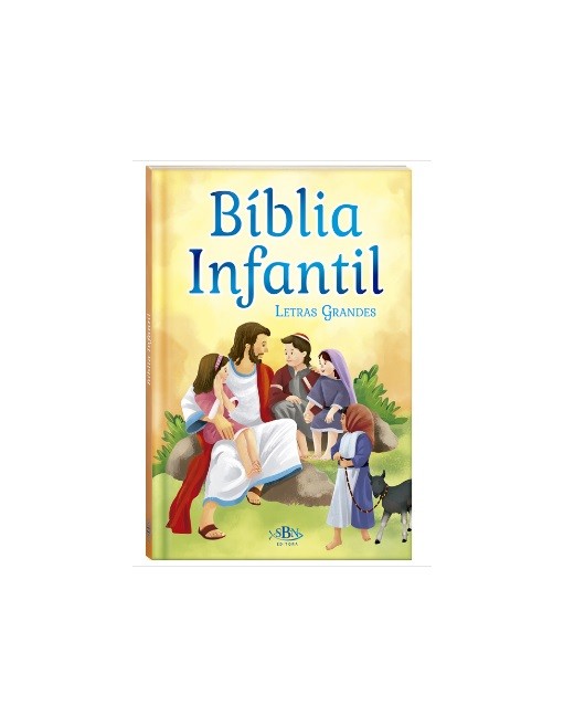 LIVRO BÍBLIA INFANTIL LETRAS GRANDES