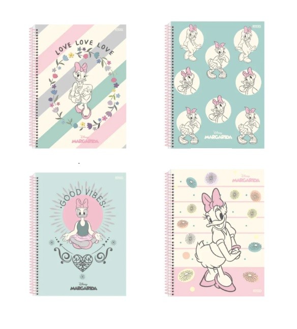 CADERNO 10MT MARGARIDA 160FLS